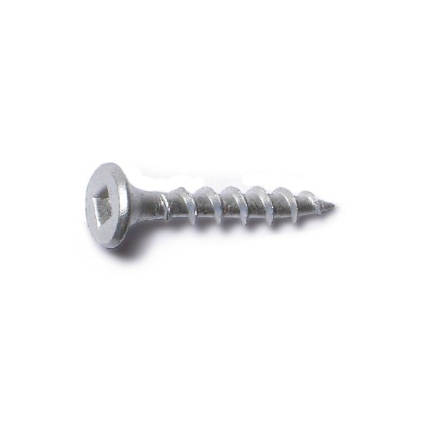 Midwest Fastener Deck Screw, #6 x 1 in, Steel, Flat Head, Square Drive, 60 PK 30701 - main